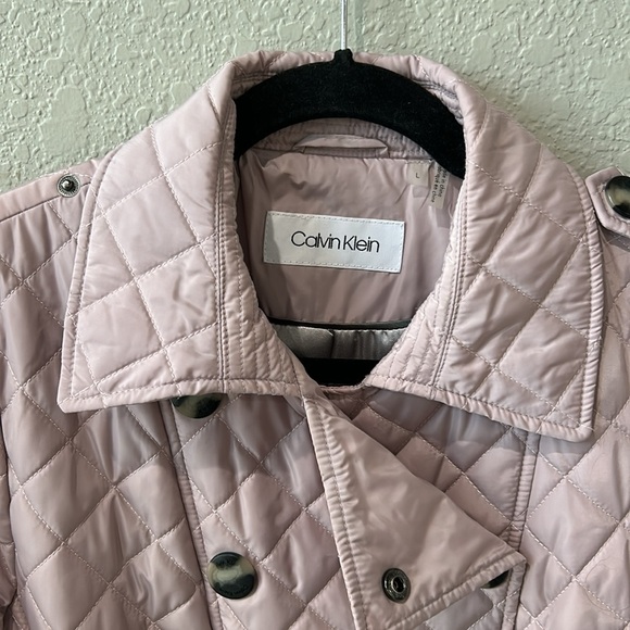Calvin Klein Quilted Peacoat - Picture 2 of 16